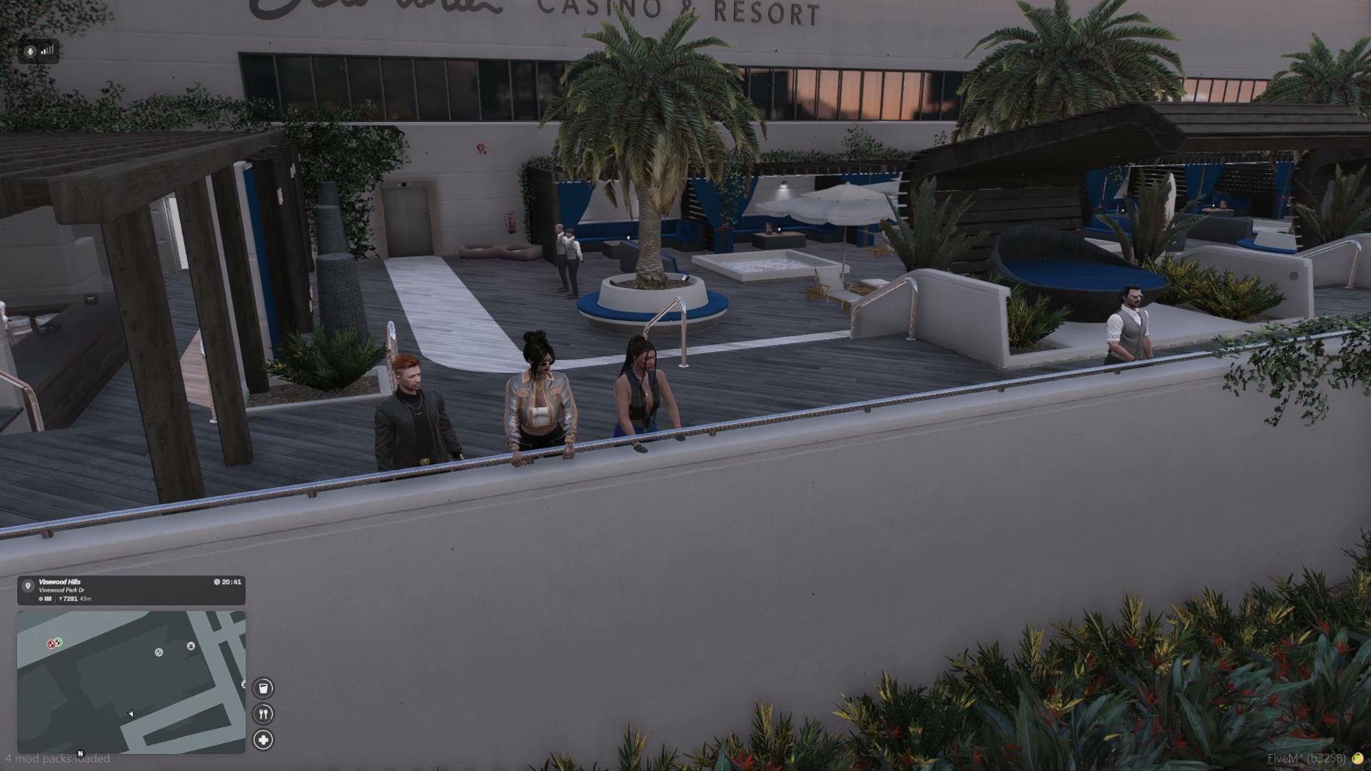 Still from a recorded stream